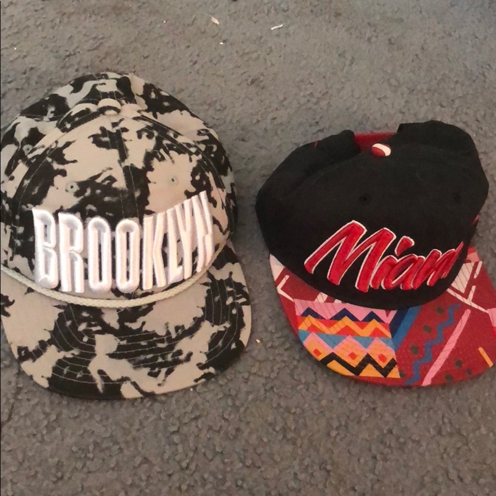 Flat bill hats